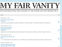 Tablet Screenshot of myfairvanity.com